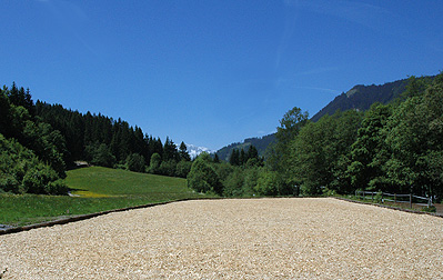 Freiplatz der Reitschule Steiner