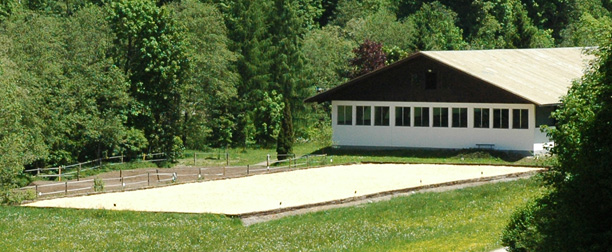 Freiplatz der Reitschule 20x60 Meter